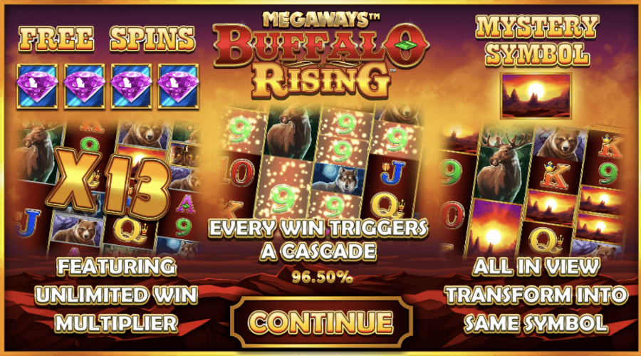 Buffalo Rising Megaways Features