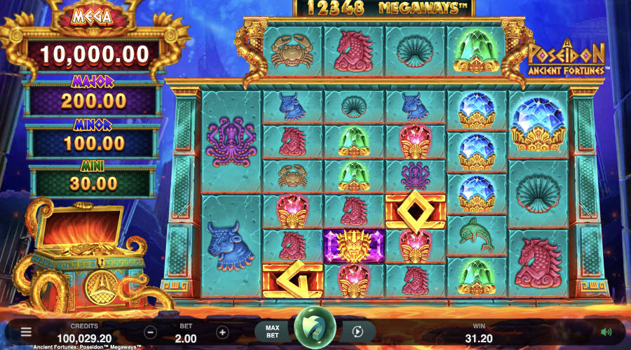 Poseidon Ancient Fortunes Game