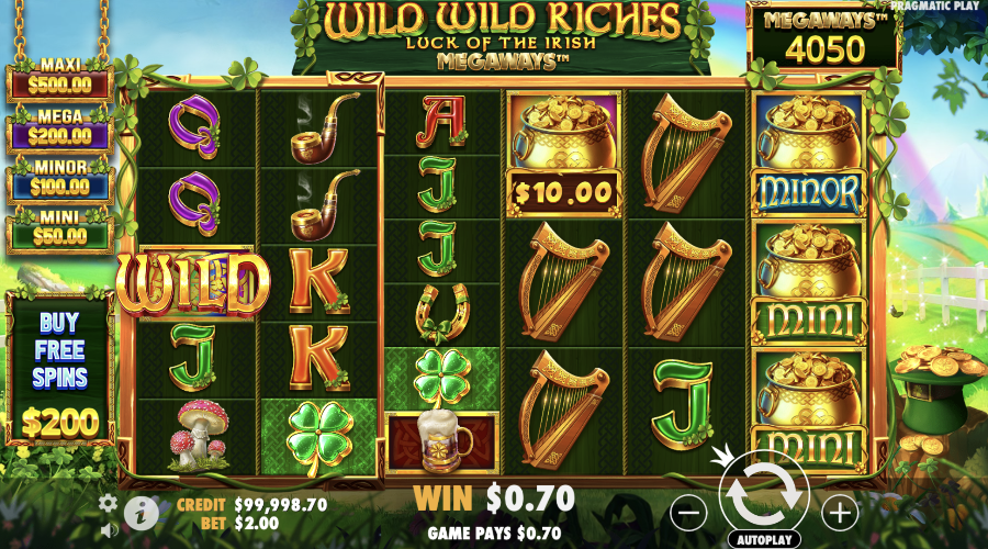 Wild Wild Riches Megaways Game